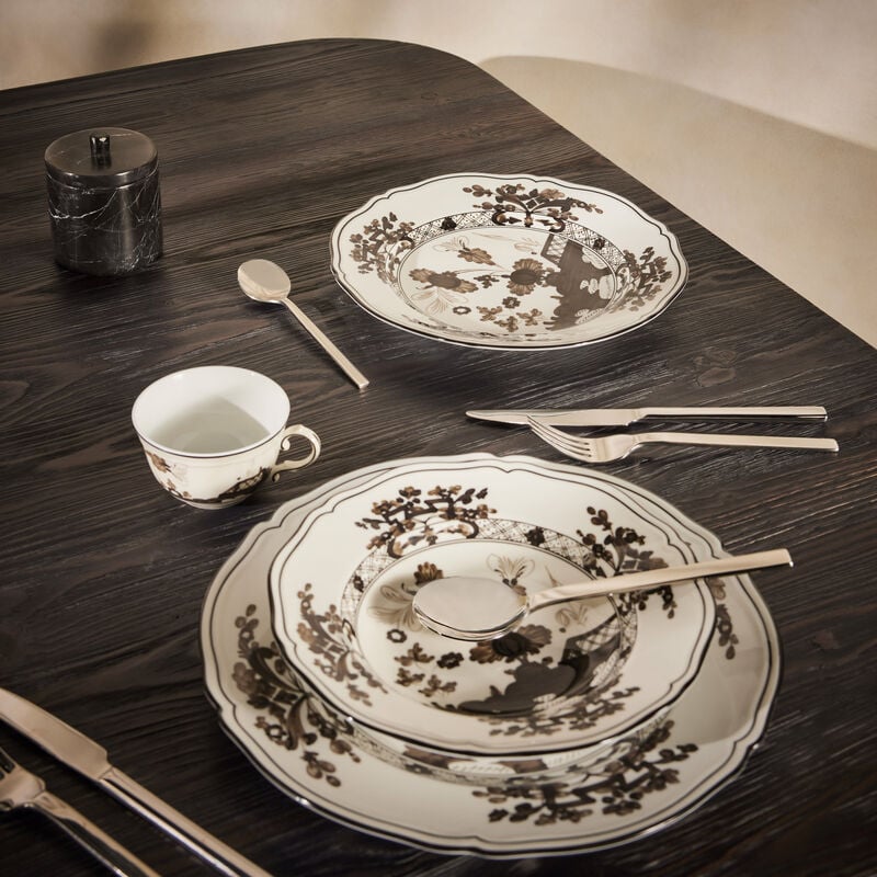 ginori 1735 oriente italiano dinner plate grey