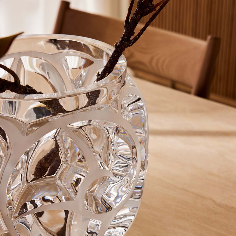 مزهرية توربيون متوسطة شفافة لاليك مزهرية توربيون متوسطة شفافة