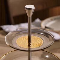 dimlaj hayat 3 tier cake stand gold