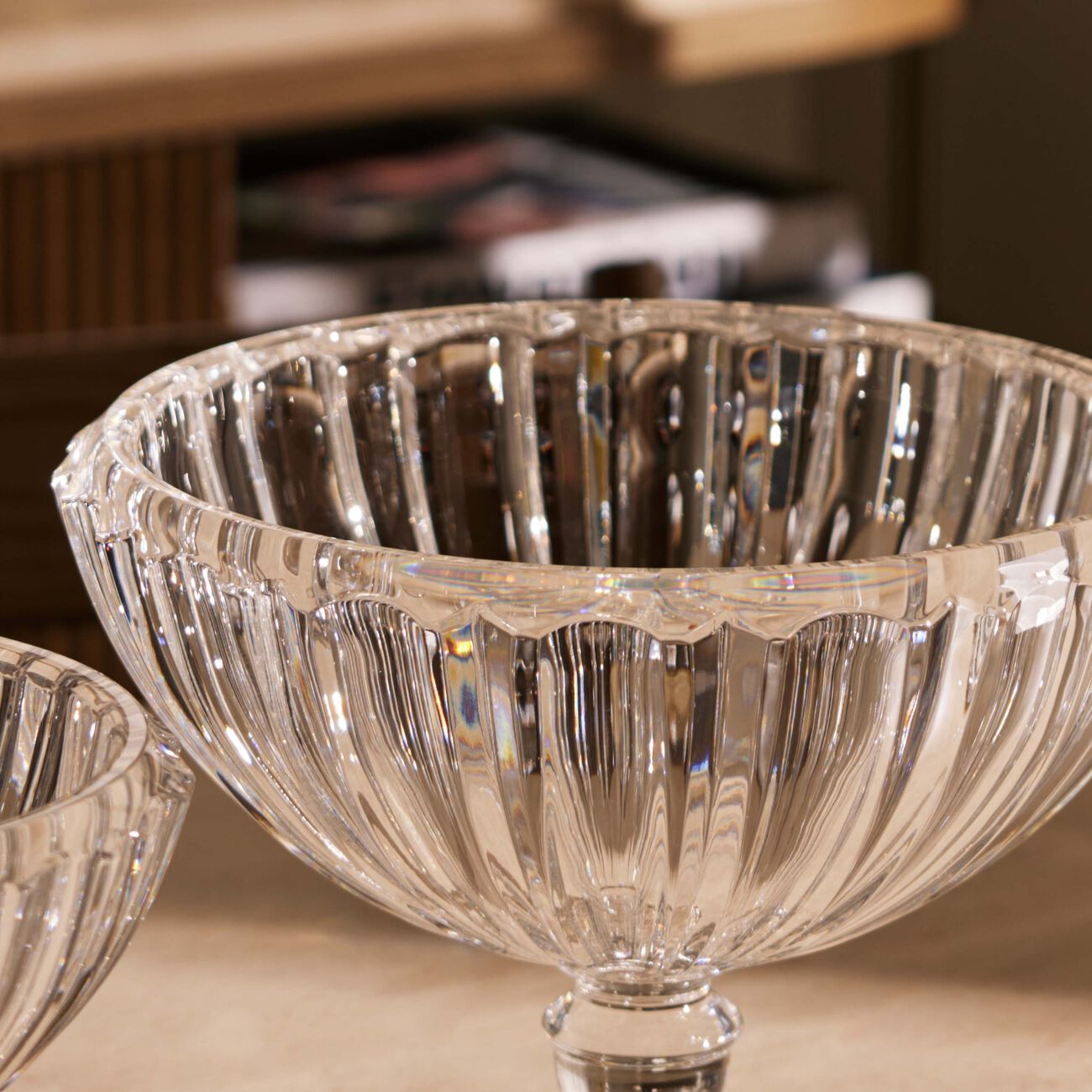 mario cioni   c earth centerpiece large clear