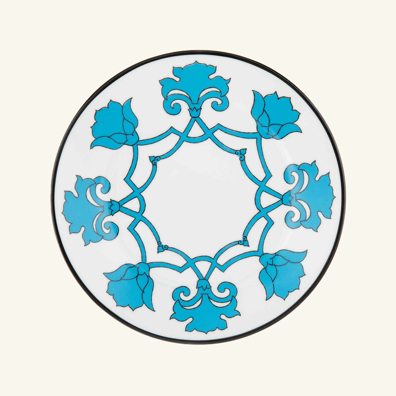 pinto paris jaipur dessert plate round blue 21cm