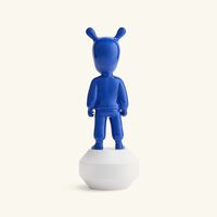 lladro the indigo guest sculpture small blue