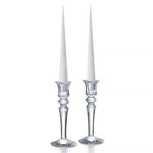 Clear Mille Nuits Candleholders, medium