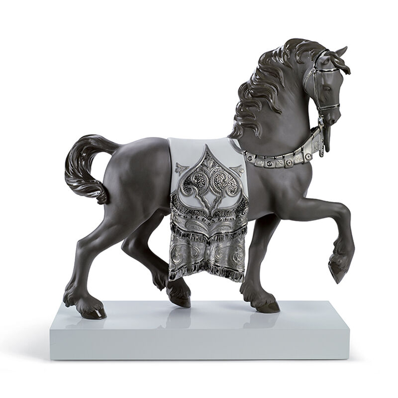 A Regal Steed Horse Sculpture, large