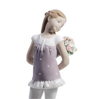 Your Favorite Flowers Girl Figurine, small