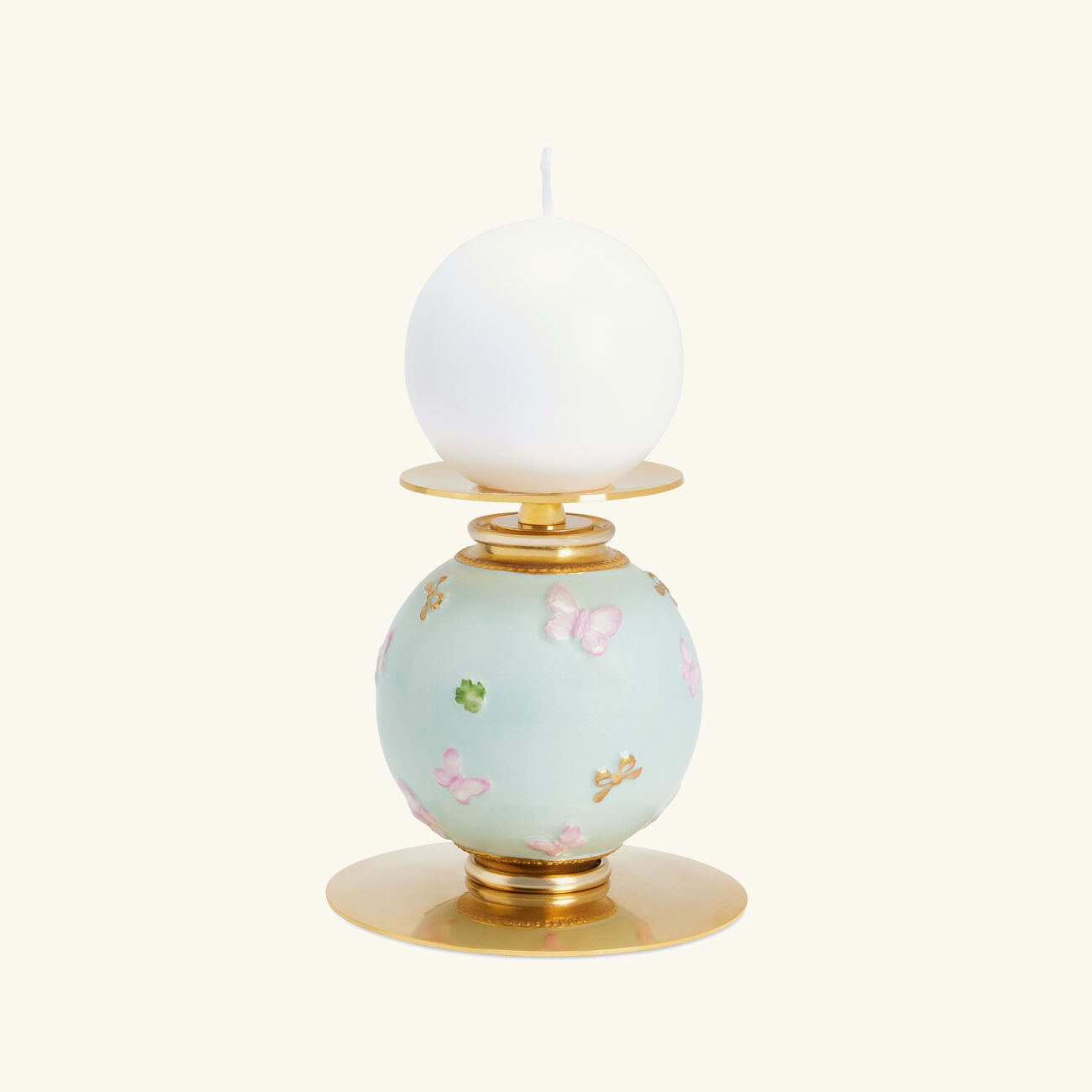 villari butterfly small candle holder blue