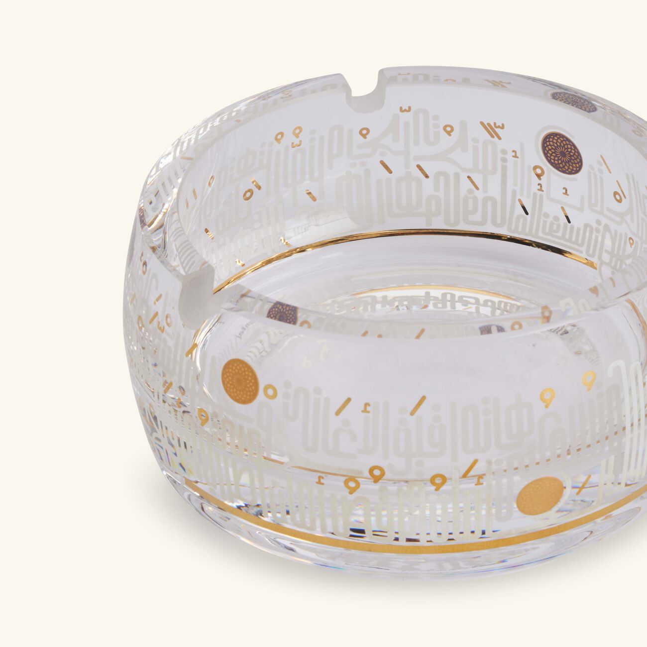 دملاج منفضة حياة شفافة بتصميم مستدير