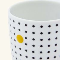 bernardaud knossos paros mug anthracite black