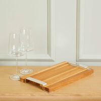 christofle royal chef cutting board rectangular medium brown