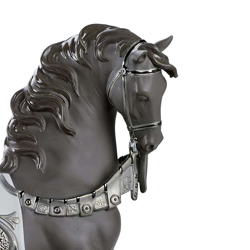 A Regal Steed Horse Sculpture, large