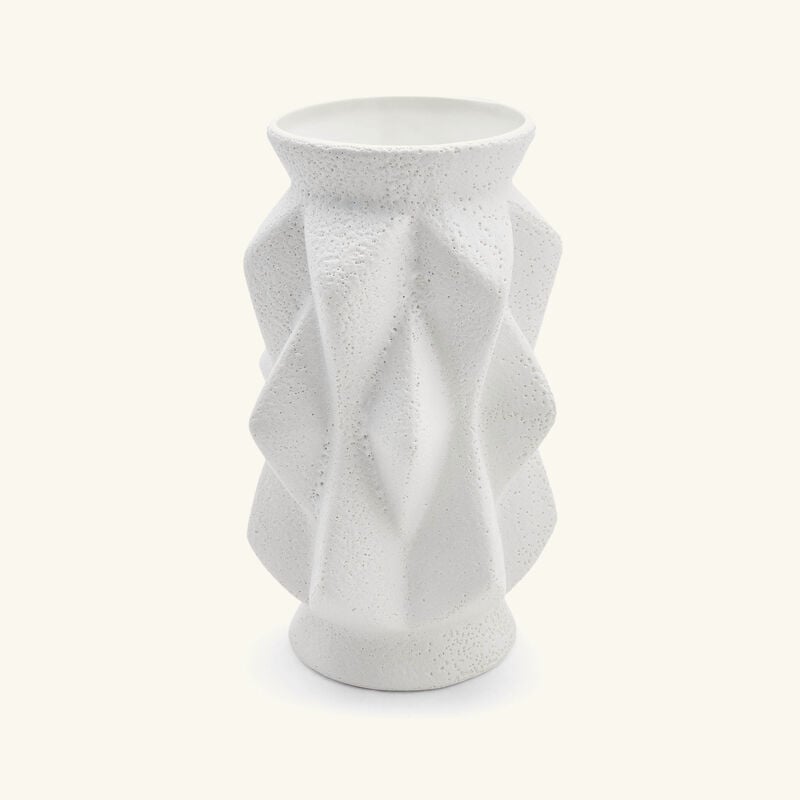 Accordion Vase Medium White jonathan adler accordion vase medium white