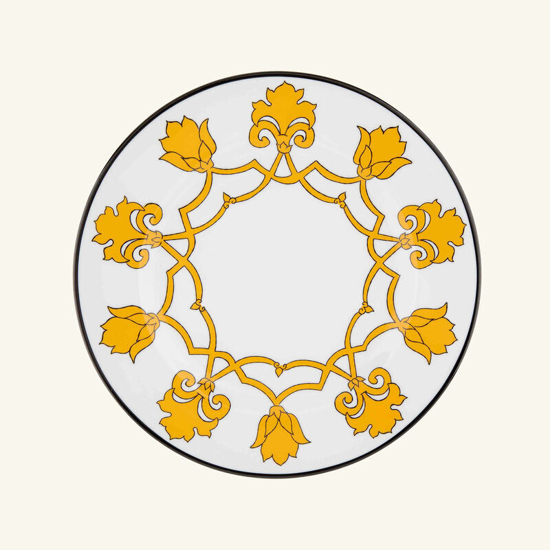 pinto paris jaipur dinner plate round yellow 26cm