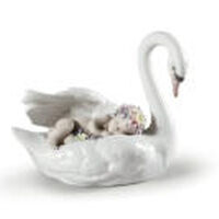 Drifting Through Dreamland Swan Figurine, small