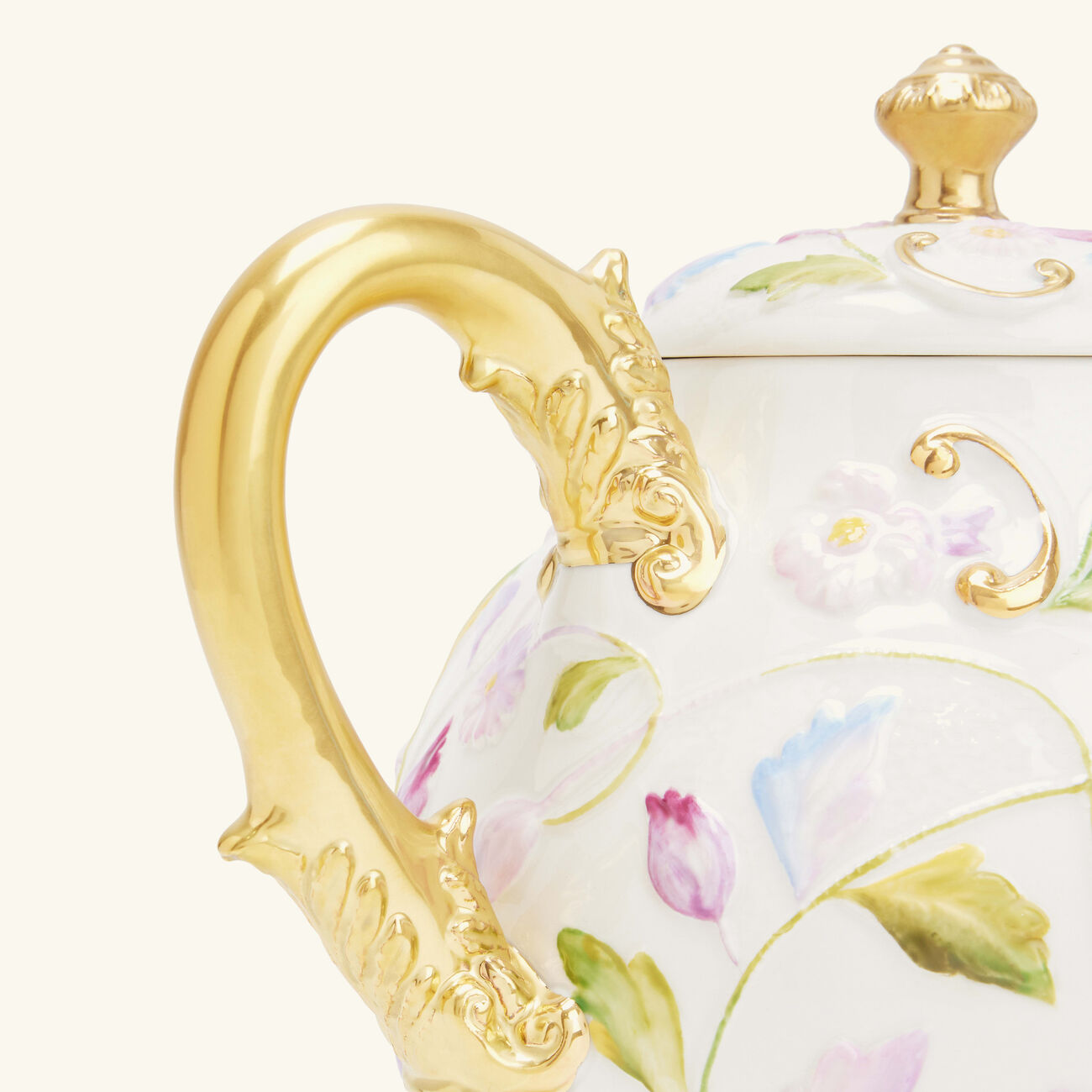 villari taormina tea pot pink
