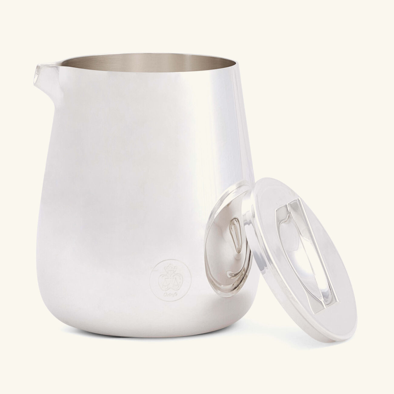 christofle silver time milk pitcher silver plated