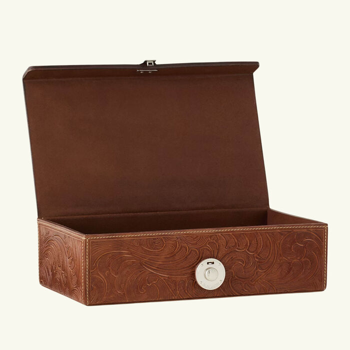 ralph lauren home aidan decorative box brown