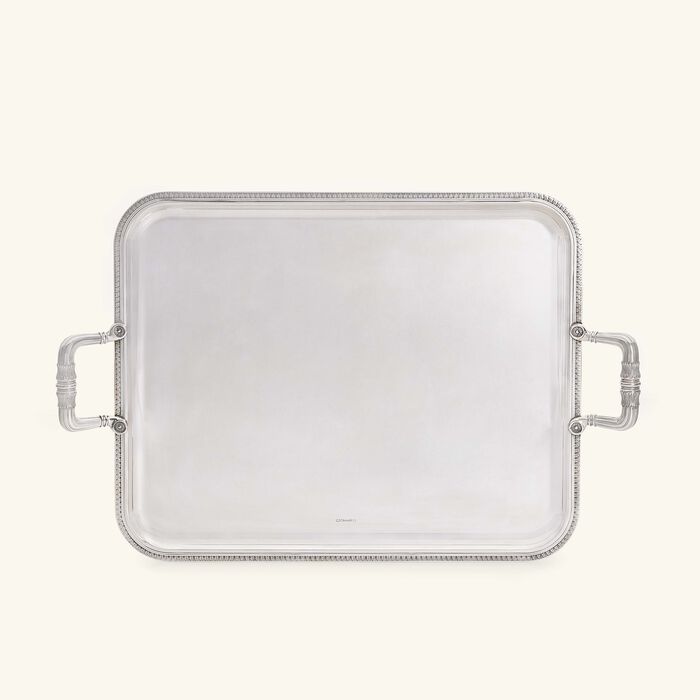 christofle malmaison serving tray rectangular large silver plated