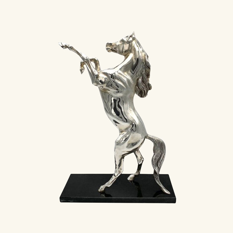 Rearing Arabian Horse Sculpture Extra Large Sterling Silver Limited Edition christofle rearing arabian horse sculpture extra large sterling silver limited edition