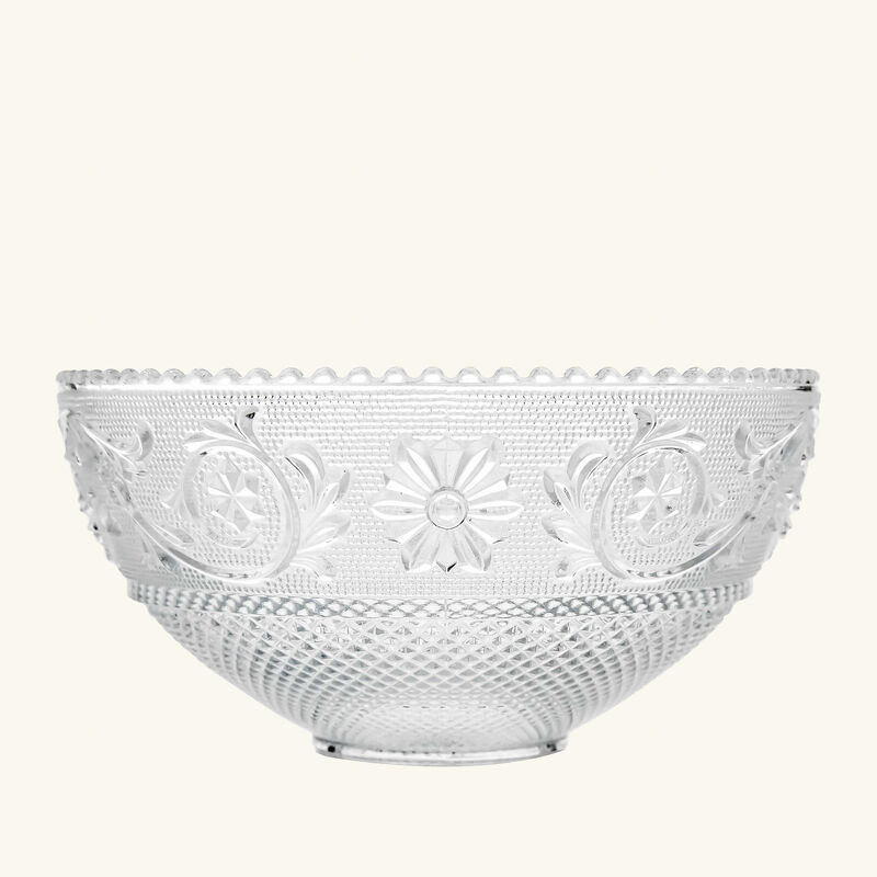 Arabesque Bowl Small Clear baccarat arabesque bowl small clear