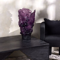 daum camellia vase large pink