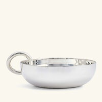 christofle vertigo serving bowl silver plated 14cm