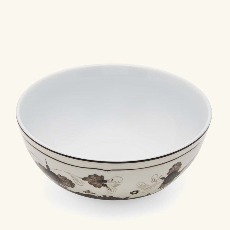 ginori 1735 oriente italiano bowl grey