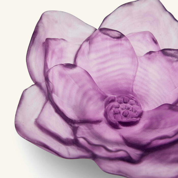 daum camellia centerpiece small purple