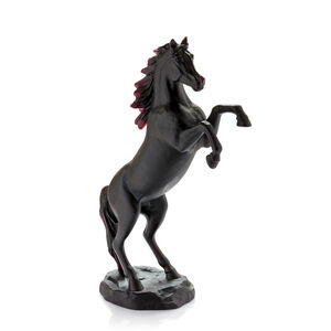 Cheval Black Spirited Horse, medium