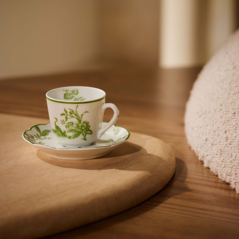 bernardaud albertine espresso cup green
