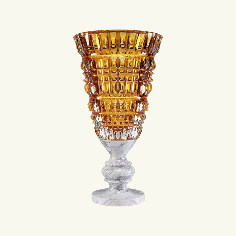 New Antique Vase Extra Large Yellow baccarat new antique vase extra large yellow
