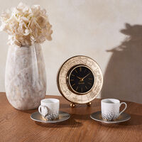 haviland souffle d or coffee cup saucer gold set of 4