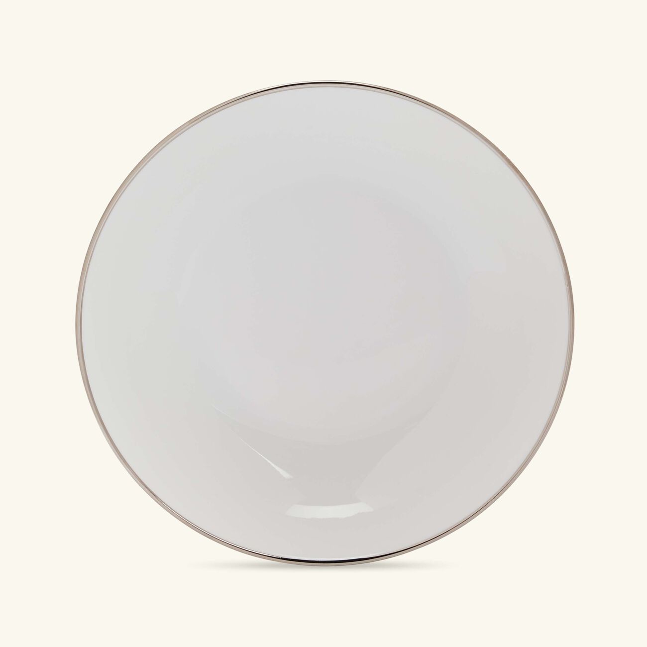 bernardaud cristal soup plate round white 19cm