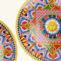 dolce gabbana casa carretto dinner plate round 26cm set of 2