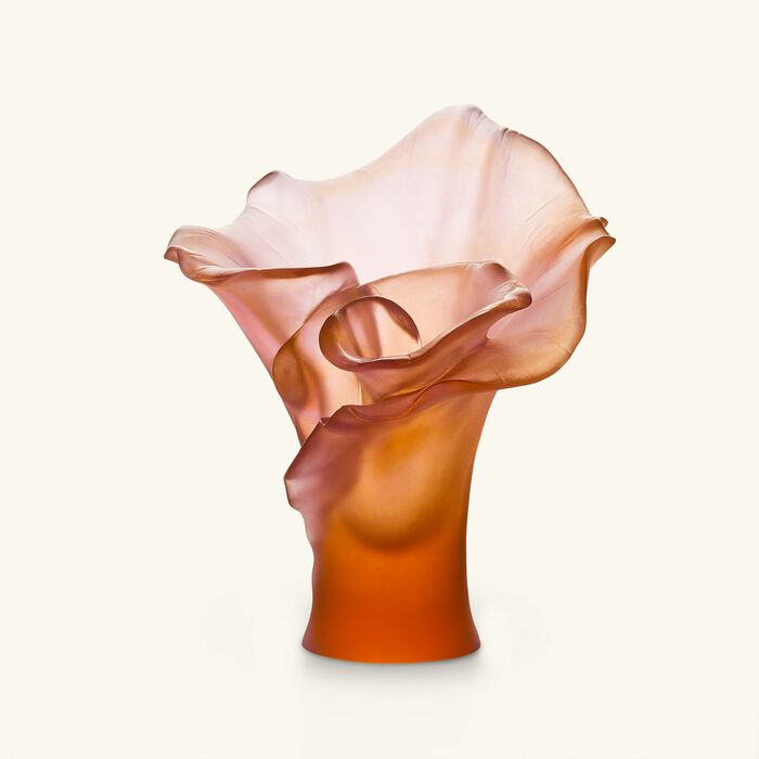 daum arum vase small orange