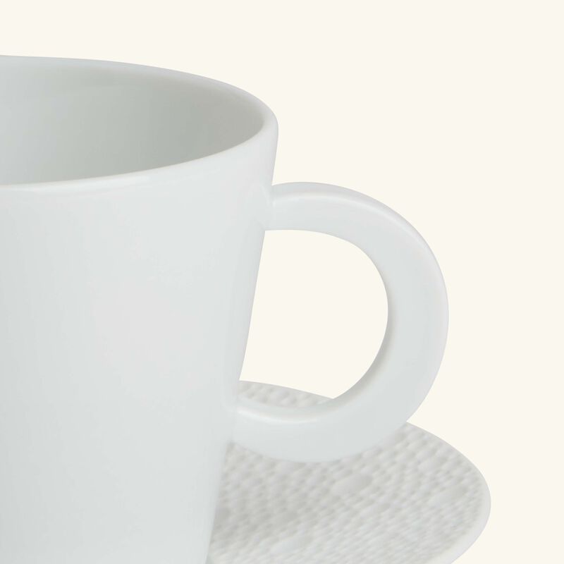 bernardaud tea cup   saucer white