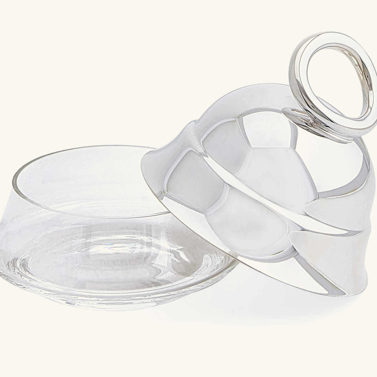 christofle vertigo butter dish silver plated 8cm