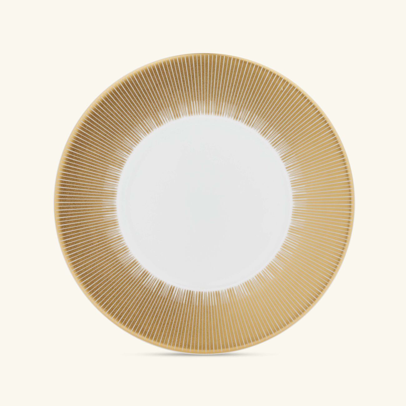 bernardaud sol bread butter plate round gold 16cm