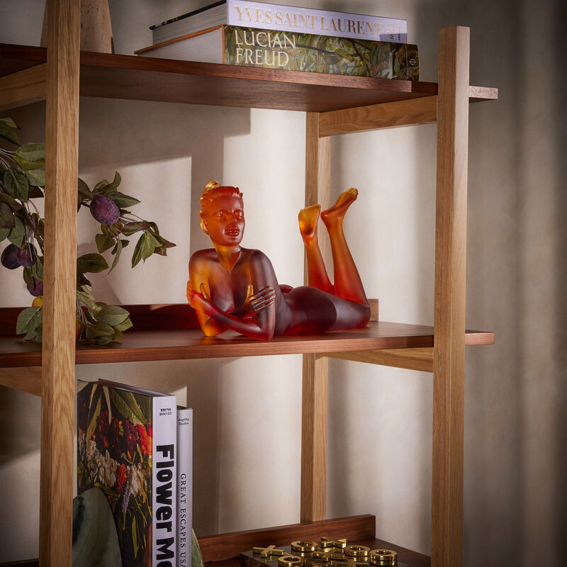 Adélie Sculpture Medium Orange daum ad lie sculpture medium orange