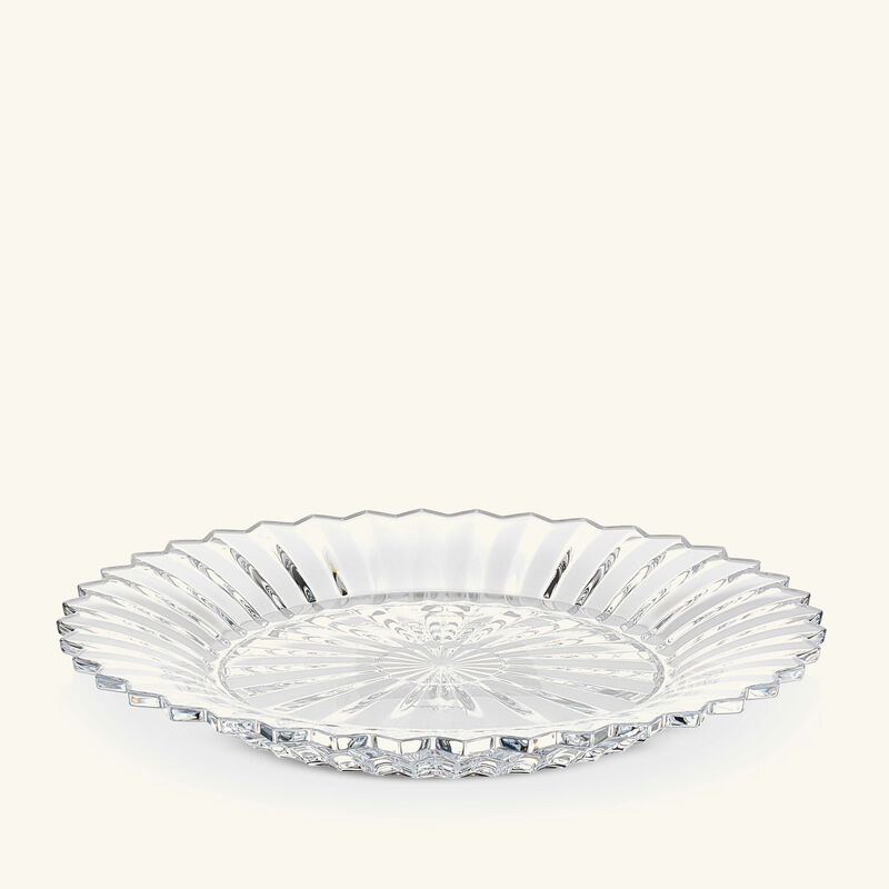 baccarat mille nuits salad plate round clear 21cm