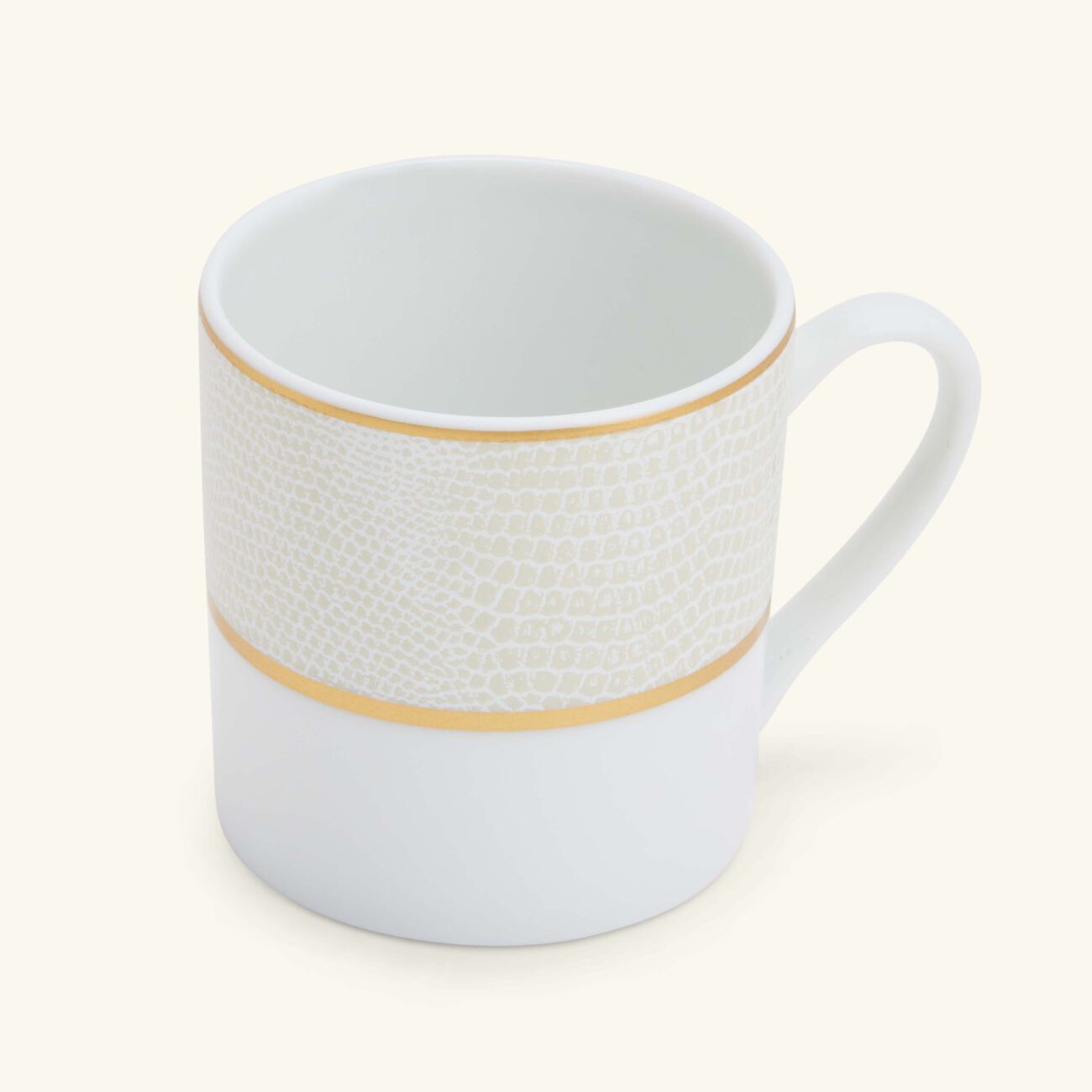 Sauvage Blanc Tea Cup & Saucer Gold bernardaud sauvage blanc tea cup saucer gold