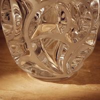 lalique tourbillons vase small clear