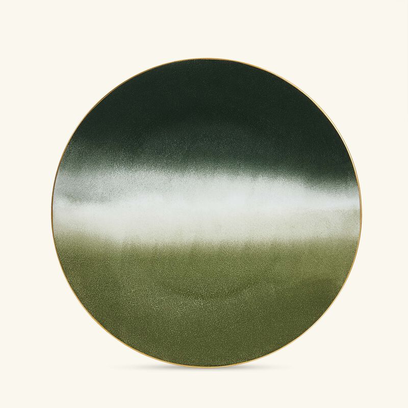 marie daage tie dye charger plate round green 30cm