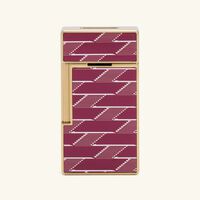 st dupont biggy monogram 1872 lighter burgundy