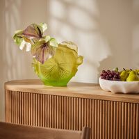 daum citrus vase large yellow limited edition