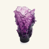 daum camellia vase large pink