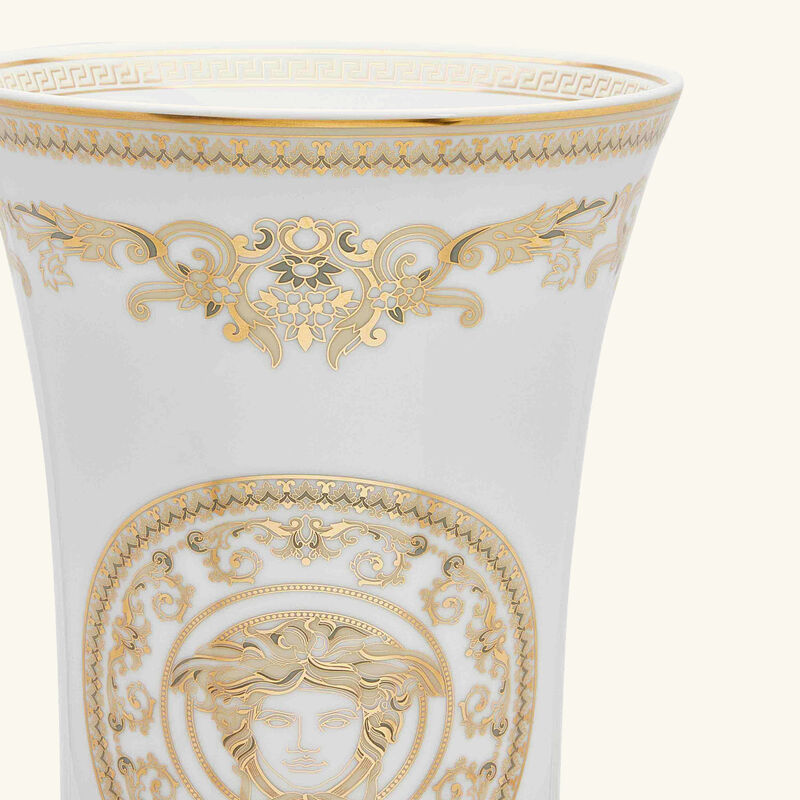 Medusa Gala Vase Medium White versace medusa gala vase medium white
