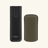 st dupont double cigar case brown