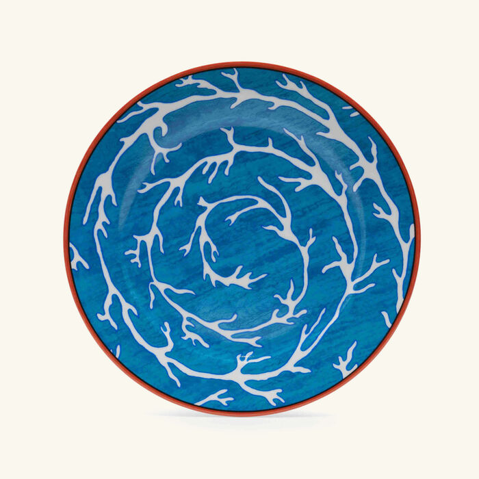 pinto paris lagon charger plate round blue 29cm
