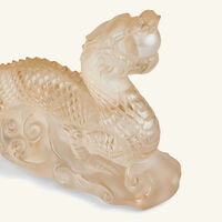 lalique tianlong dragon sculpture small gold