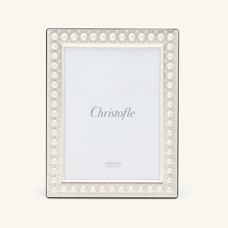 Perles Picture Frame Silver 13x18cm christofle perles picture frame silver 13x18cm